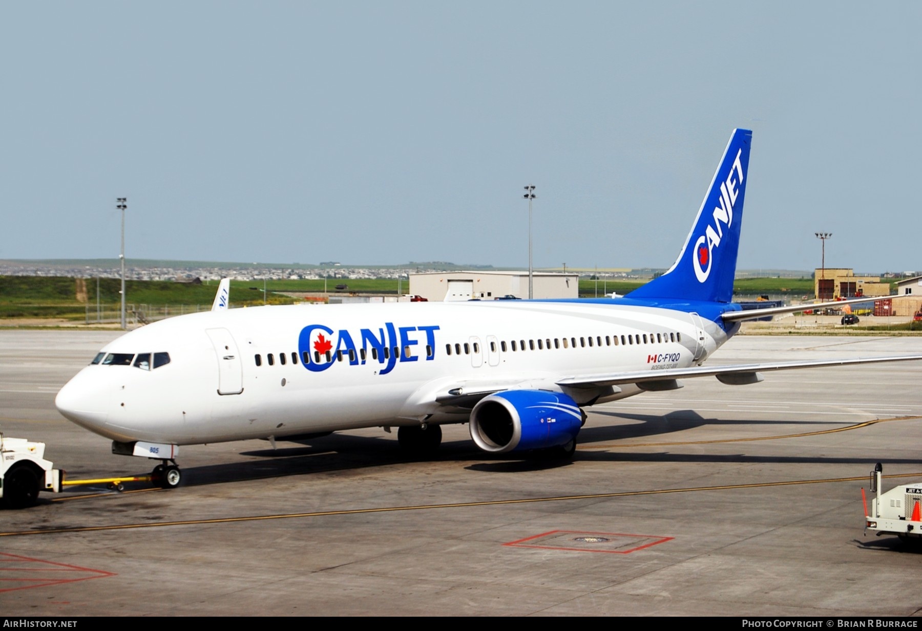 Aircraft Photo of C-FYQO | Boeing 737-8AS | CanJet Airlines | AirHistory.net #257501
