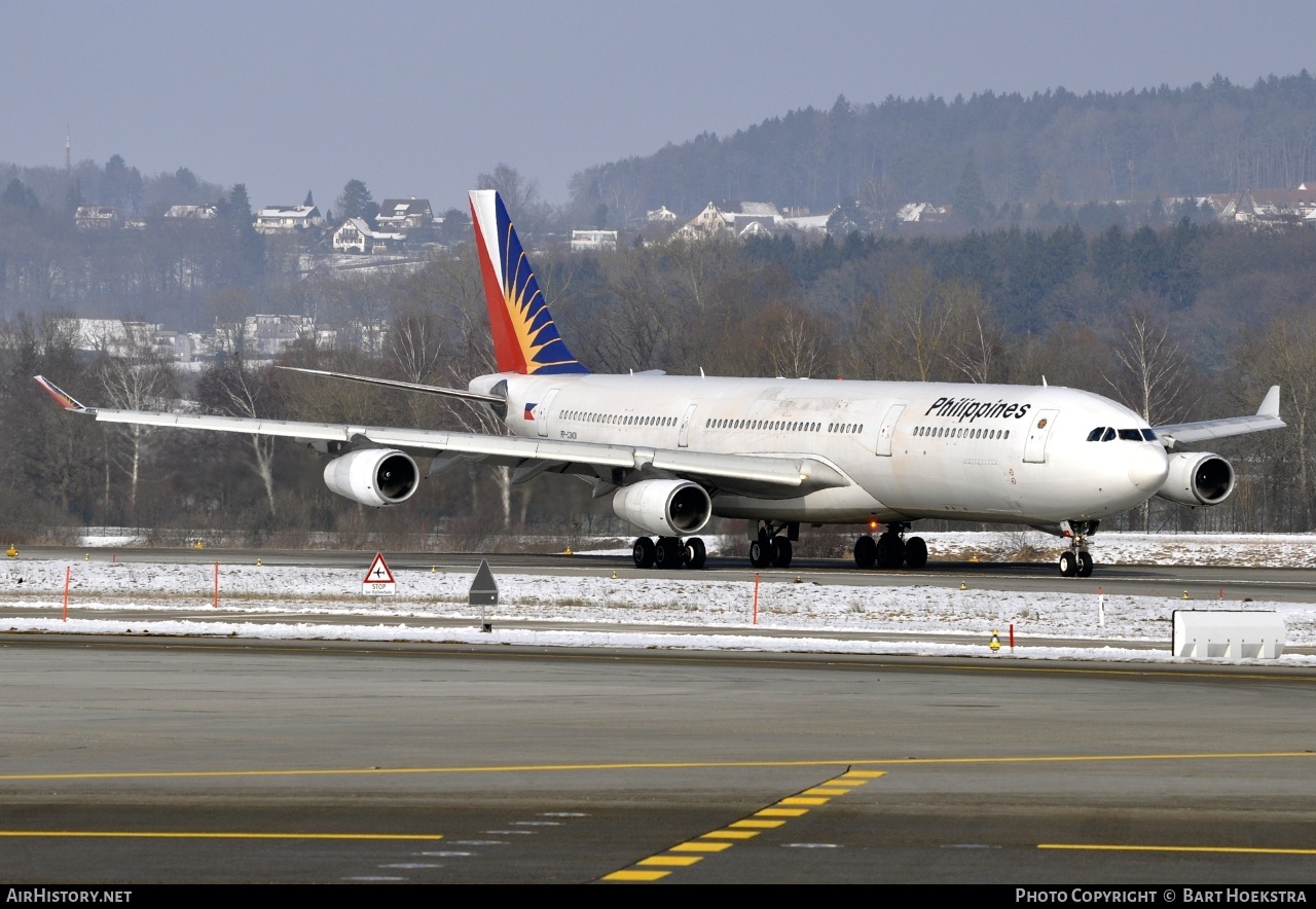Aircraft Photo of RP-C3431 | Airbus A340-313X | Philippine Airlines | AirHistory.net #257503