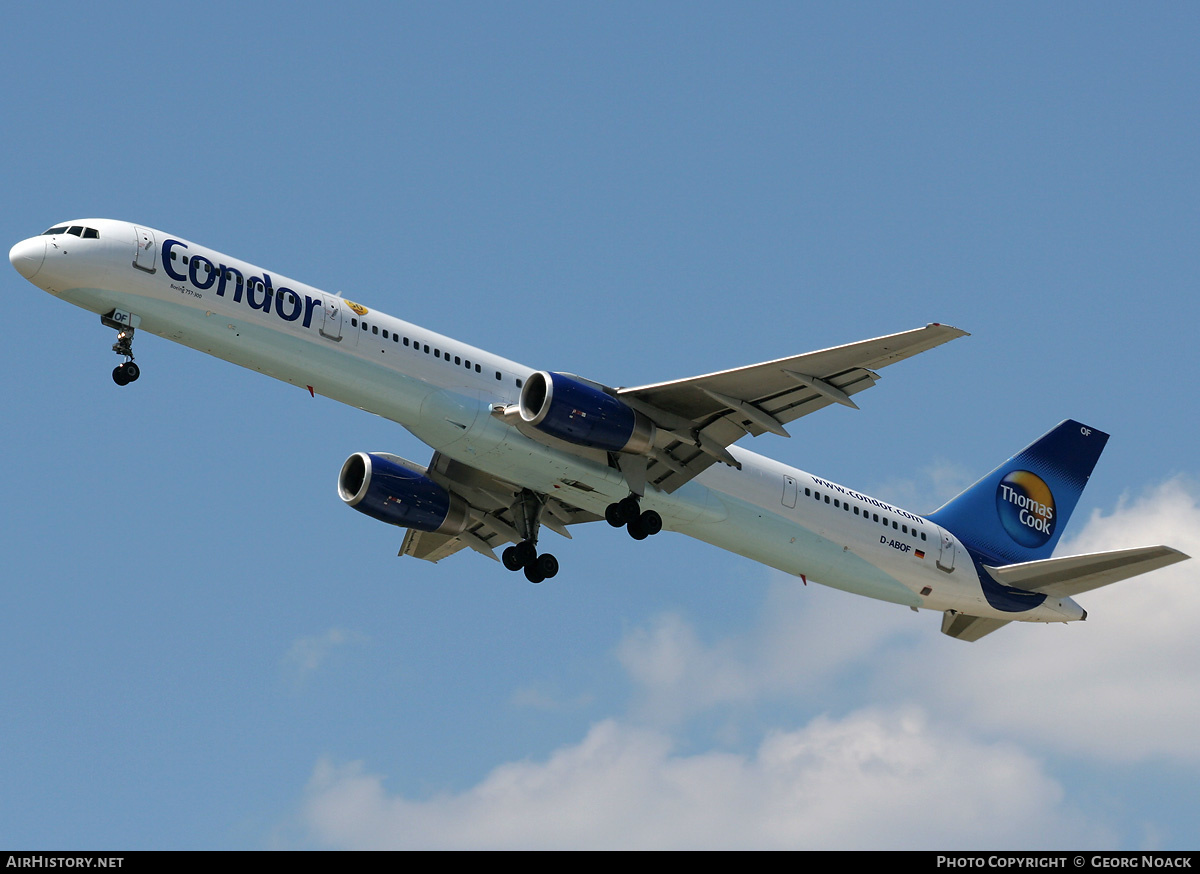 Aircraft Photo of D-ABOF | Boeing 757-330 | Condor Flugdienst | AirHistory.net #257545
