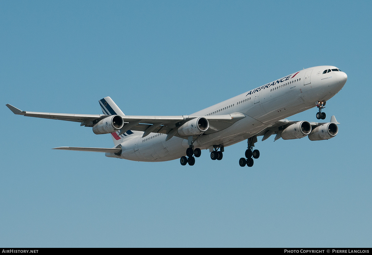Aircraft Photo of F-GNII | Airbus A340-313X | Air France | AirHistory.net #257585