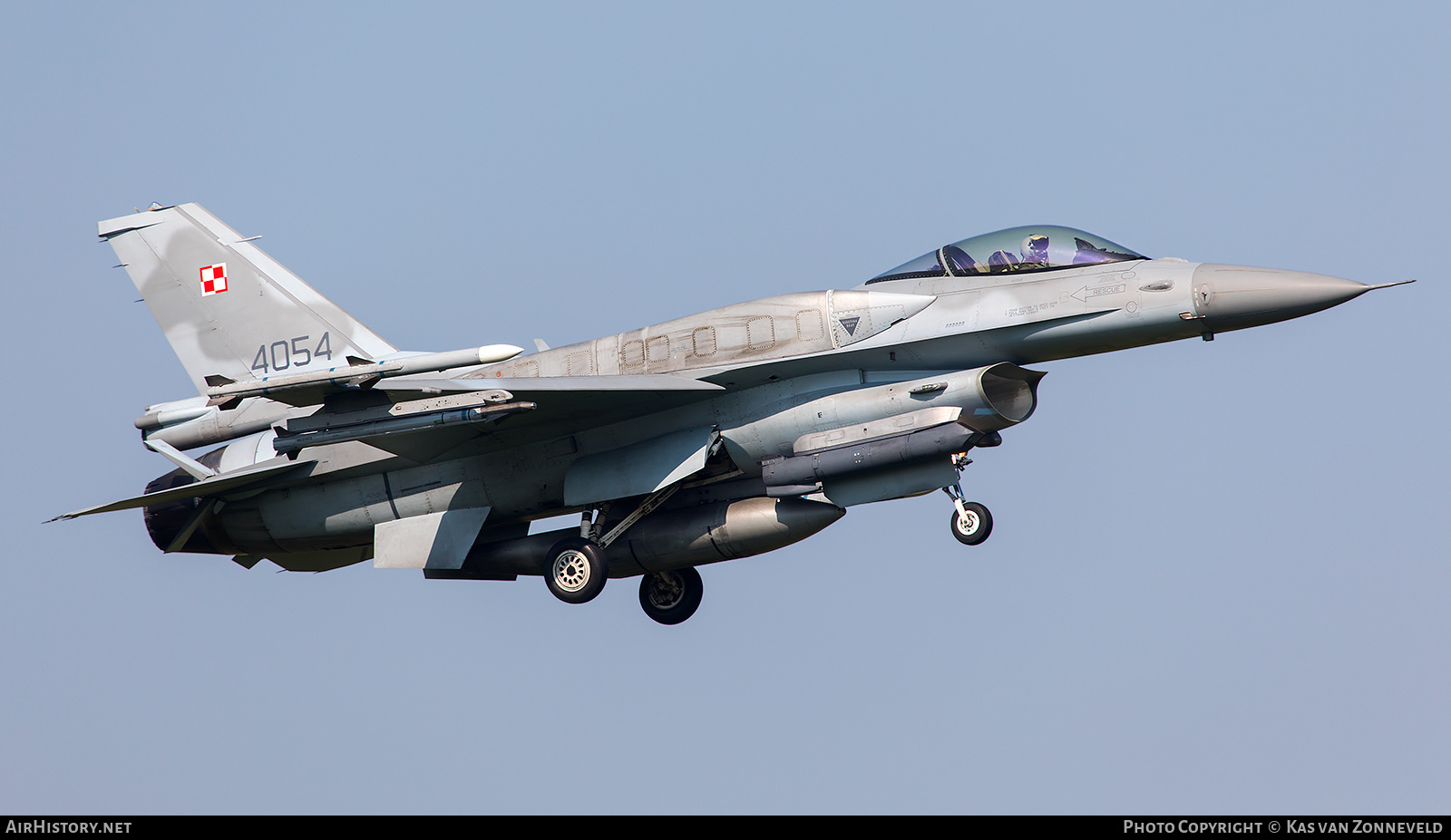 Aircraft Photo of 4054 | Lockheed Martin F-16CJ Fighting Falcon | Poland - Air Force | AirHistory.net #257606