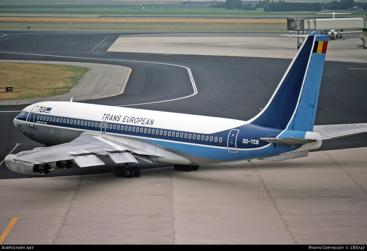 Aircraft Photo of OO-TEB | Boeing 720-048 | TEA - Trans European Airways | AirHistory.net #257657