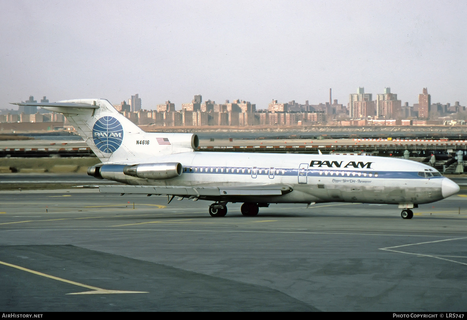 Aircraft Photo of N4616 | Boeing 727-35 | Pan American World Airways - Pan Am | AirHistory.net #257672