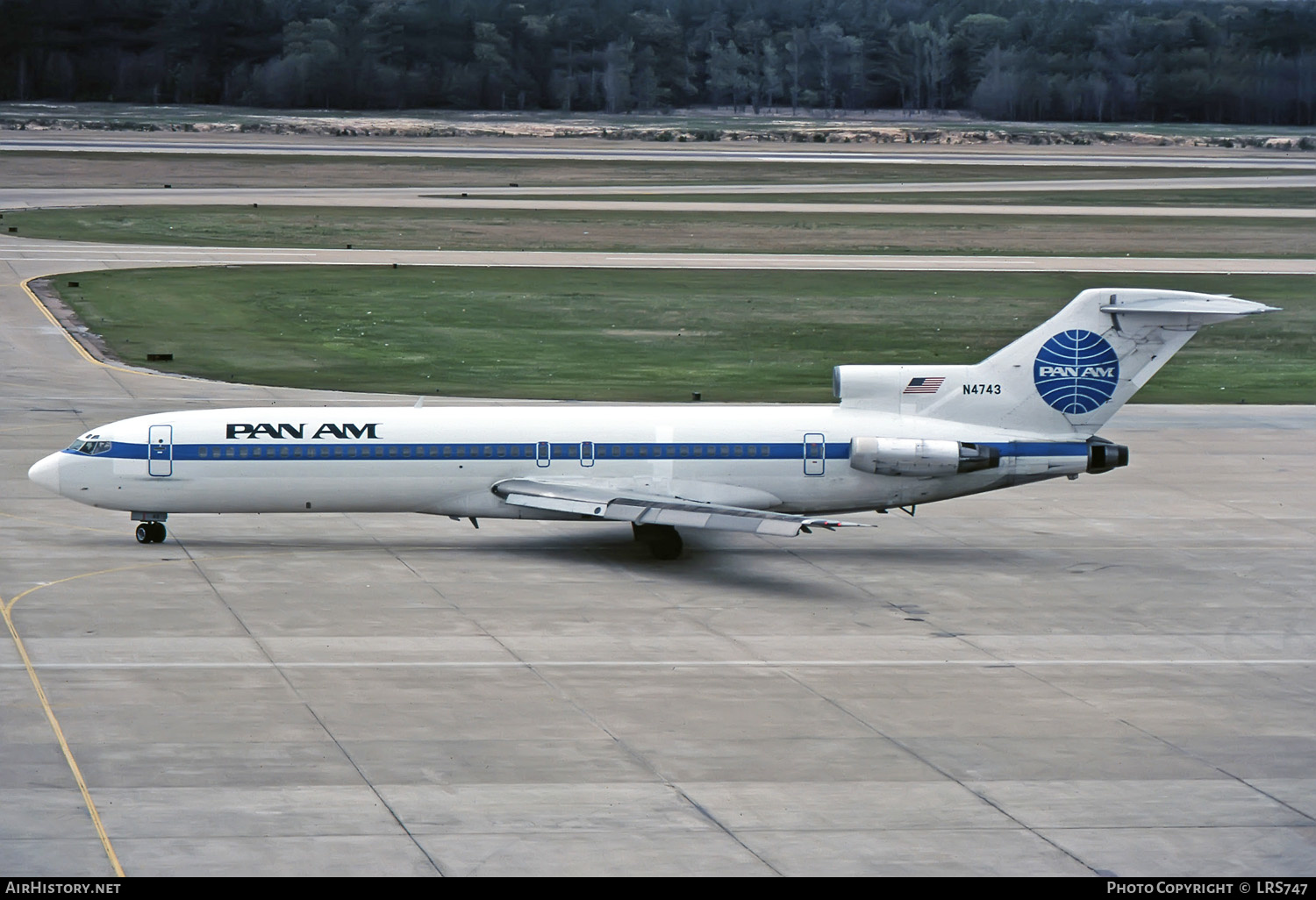 Aircraft Photo of N4743 | Boeing 727-235 | Pan American World Airways - Pan Am | AirHistory.net #257694