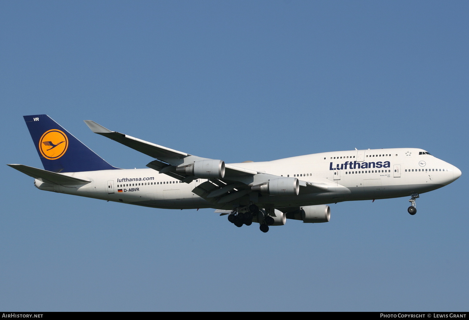 Aircraft Photo of D-ABVR | Boeing 747-430 | Lufthansa | AirHistory.net #257698