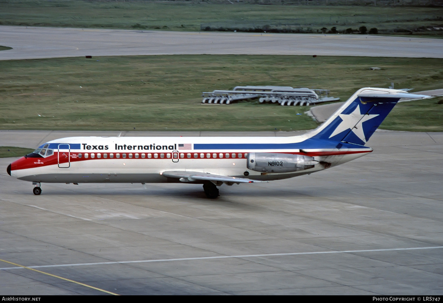 Aircraft Photo of N9102 | Douglas DC-9-14 | Texas International Airlines | AirHistory.net #257733