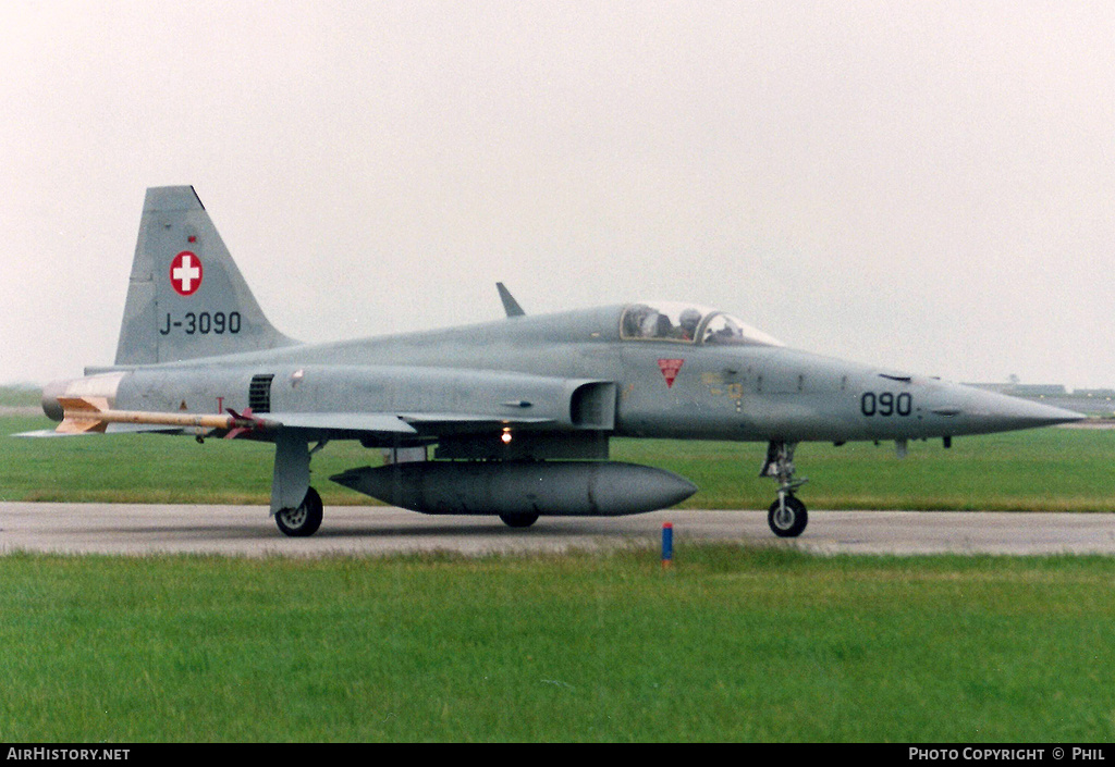 Aircraft Photo of J-3090 | Northrop F-5E Tiger II | Switzerland - Air Force | AirHistory.net #257813
