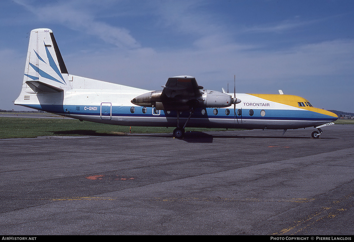 Aircraft Photo of C-GNDI | Fairchild Hiller FH-227B | Torontair | AirHistory.net #257829