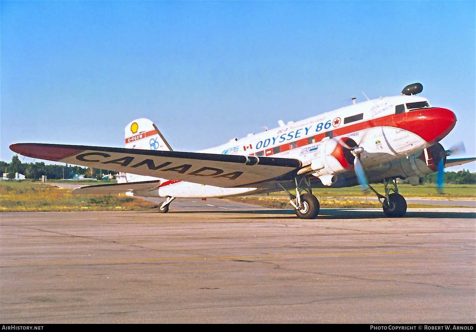 Aircraft Photo of C-FGXW | Douglas DC-3(C) | Odyssey 86 | AirHistory.net #257875