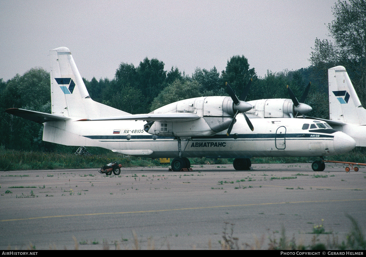 Aircraft Photo of RA-48105 | Antonov An-32B | Aviatrans | AirHistory.net #257877