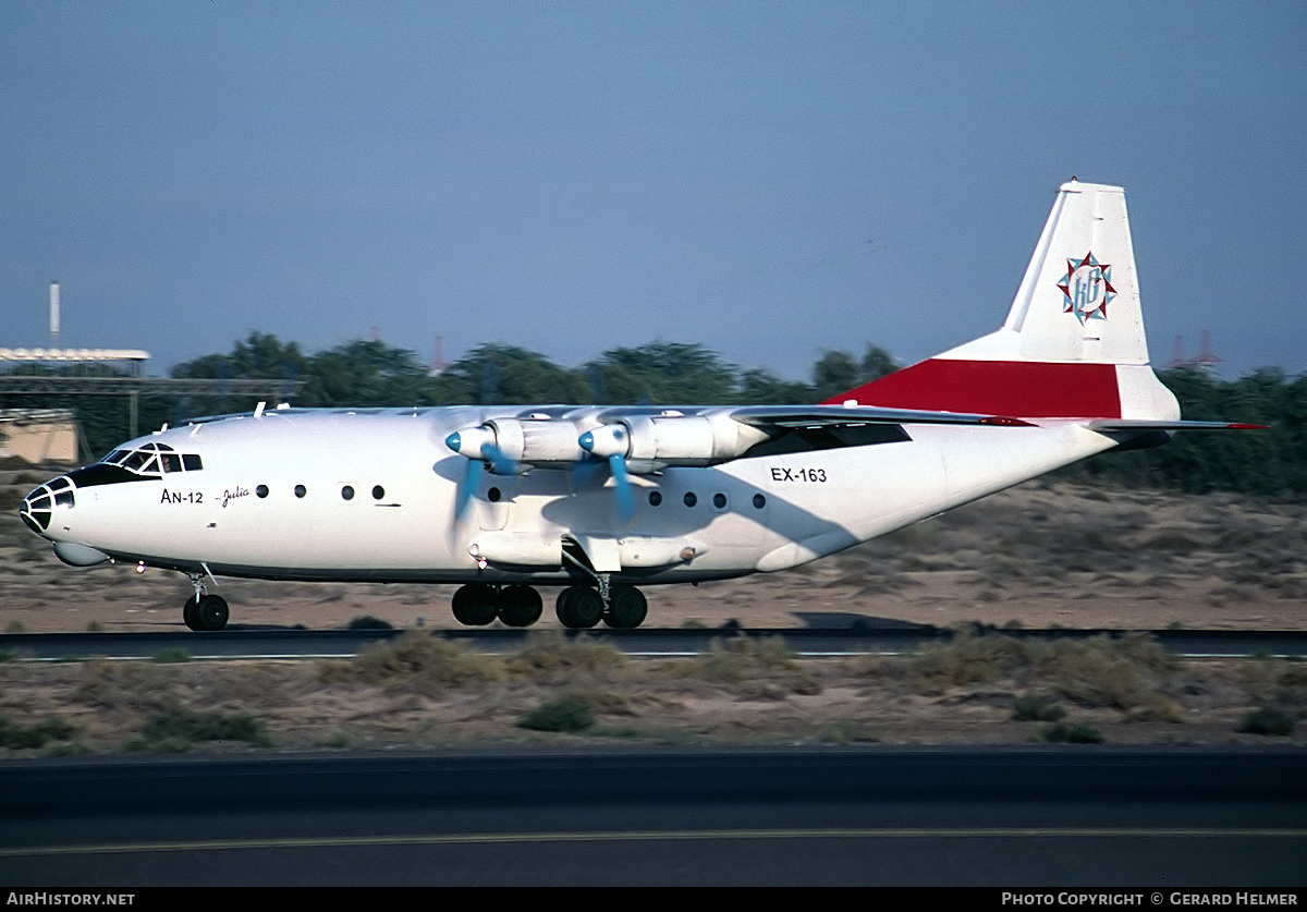 Aircraft Photo of EX-163 | Antonov An-12B | British Gulf International Airlines | AirHistory.net #257890