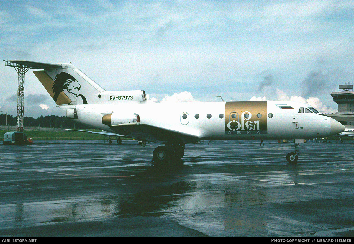 Aircraft Photo of RA-87973 | Yakovlev Yak-40K | Orel Avia | AirHistory.net #257893