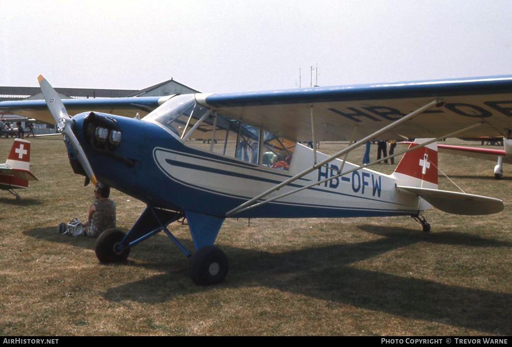 Aircraft Photo of HB-OFW | Piper J-3C-90 Cub | AirHistory.net #257898