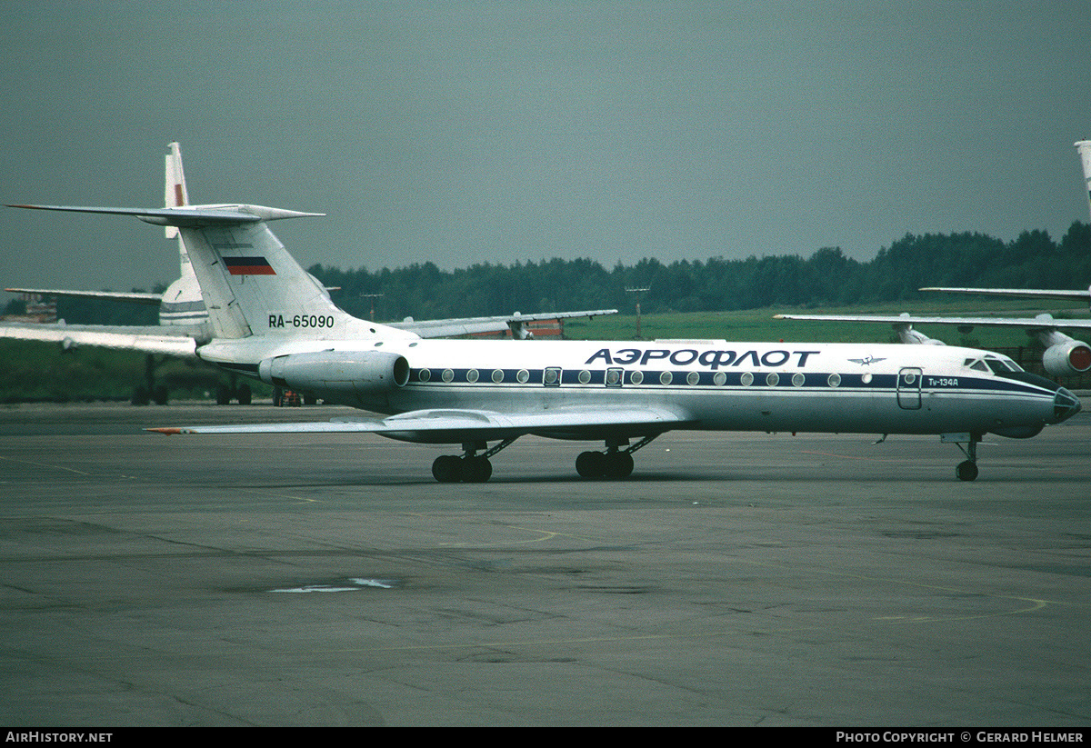 Aircraft Photo of RA-65090 | Tupolev Tu-134A | Aeroflot | AirHistory.net #257905