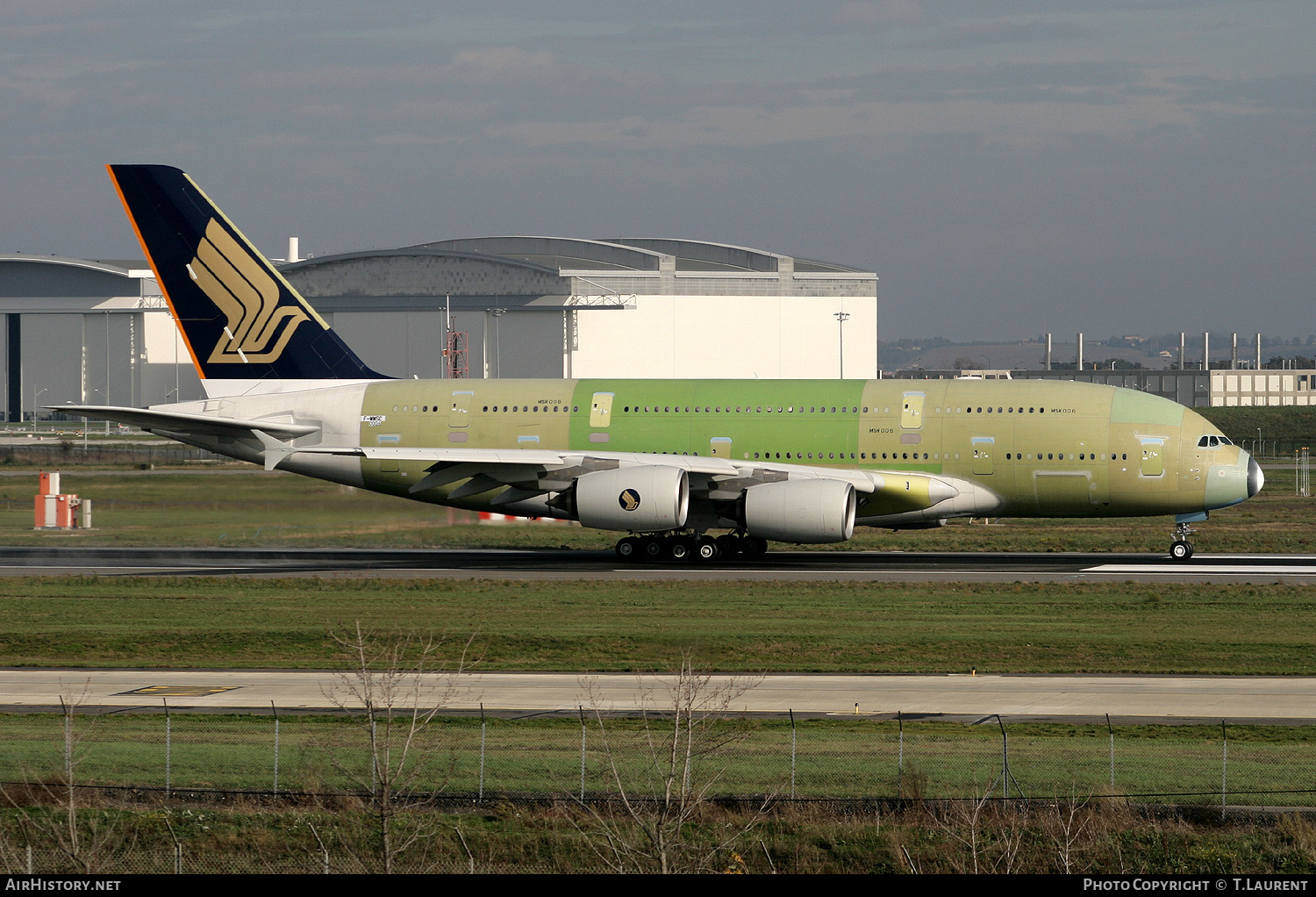 Aircraft Photo of F-WWSC | Airbus A380-841 | Singapore Airlines | AirHistory.net #257914