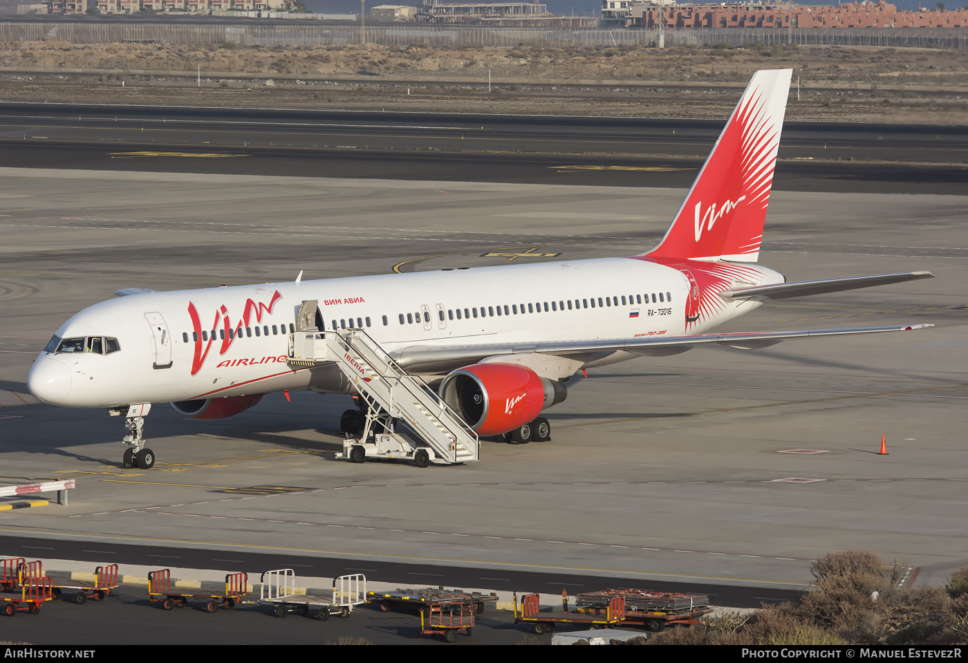 Aircraft Photo of RA-73016 | Boeing 757-230 | VIM Airlines | AirHistory.net #257917