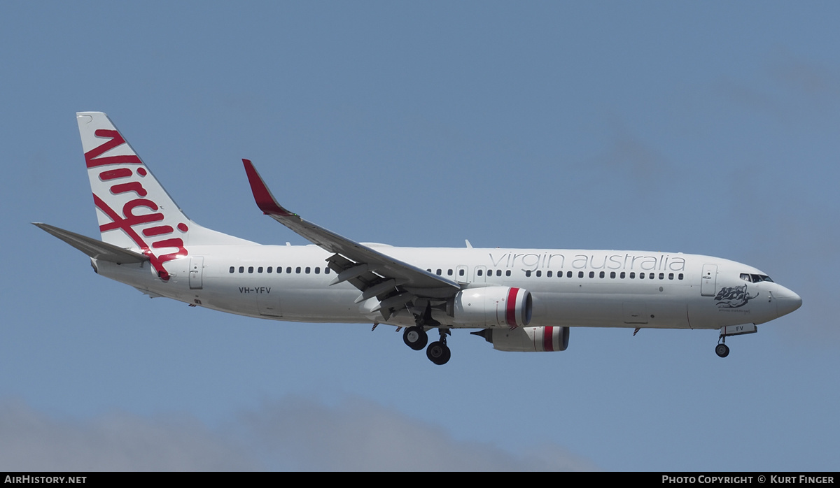 Aircraft Photo of VH-YFV | Boeing 737-8FE | Virgin Australia Airlines | AirHistory.net #257938