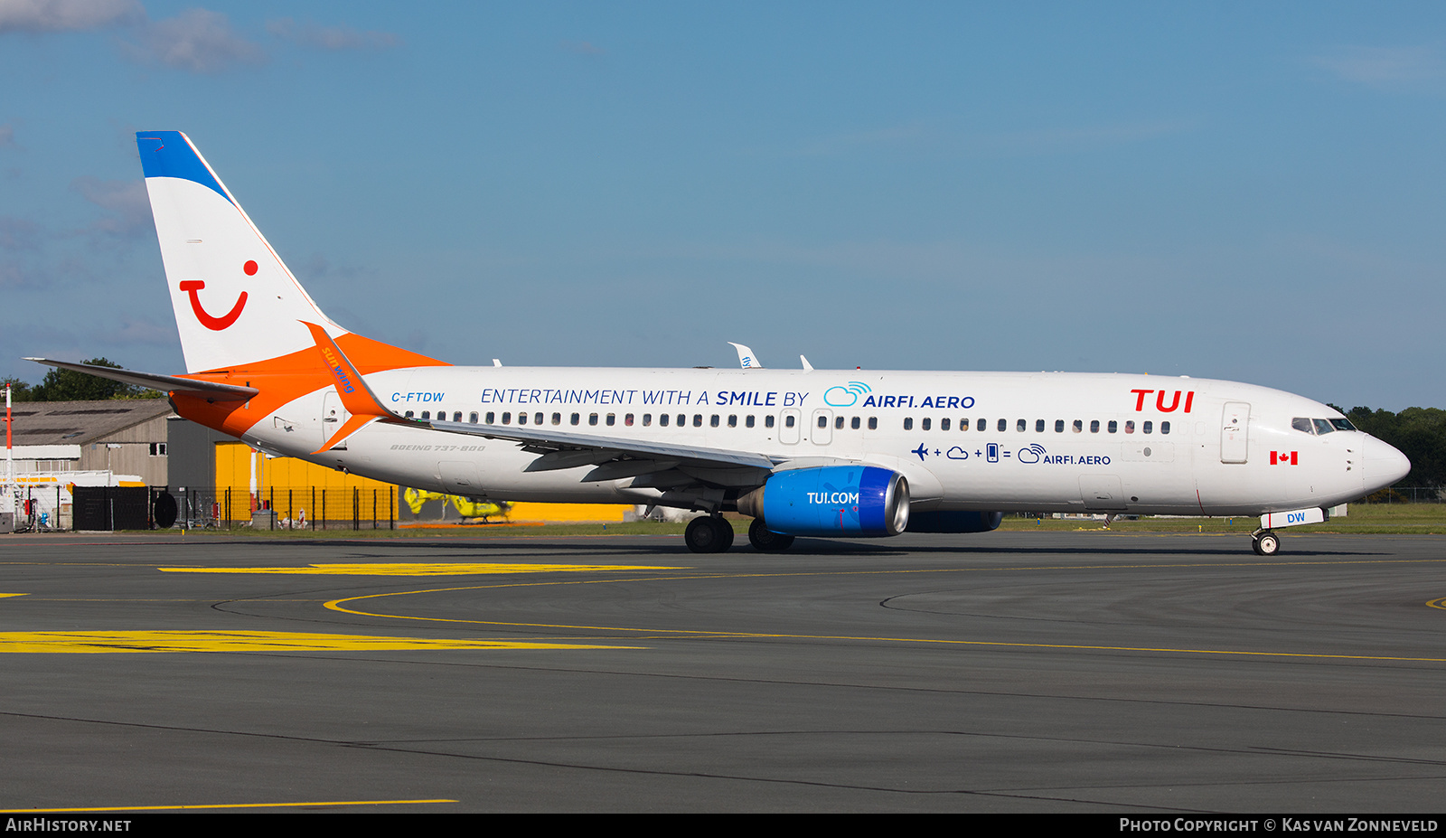 Aircraft Photo of C-FTDW | Boeing 737-808 | TUI | AirHistory.net #257946