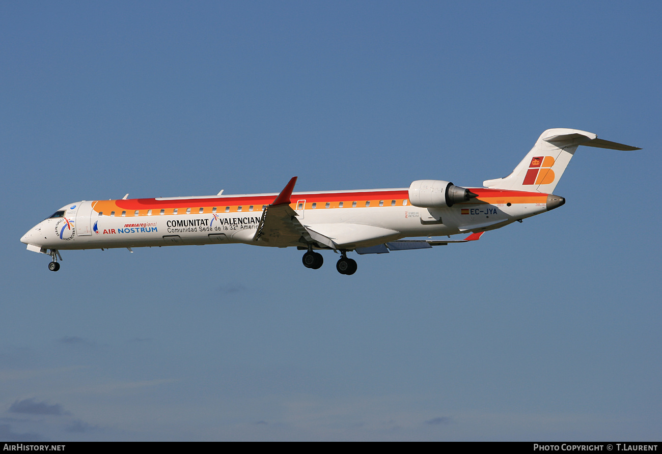 Aircraft Photo of EC-JYA | Bombardier CRJ-900 (CL-600-2D24) | Iberia Regional | AirHistory.net #257952