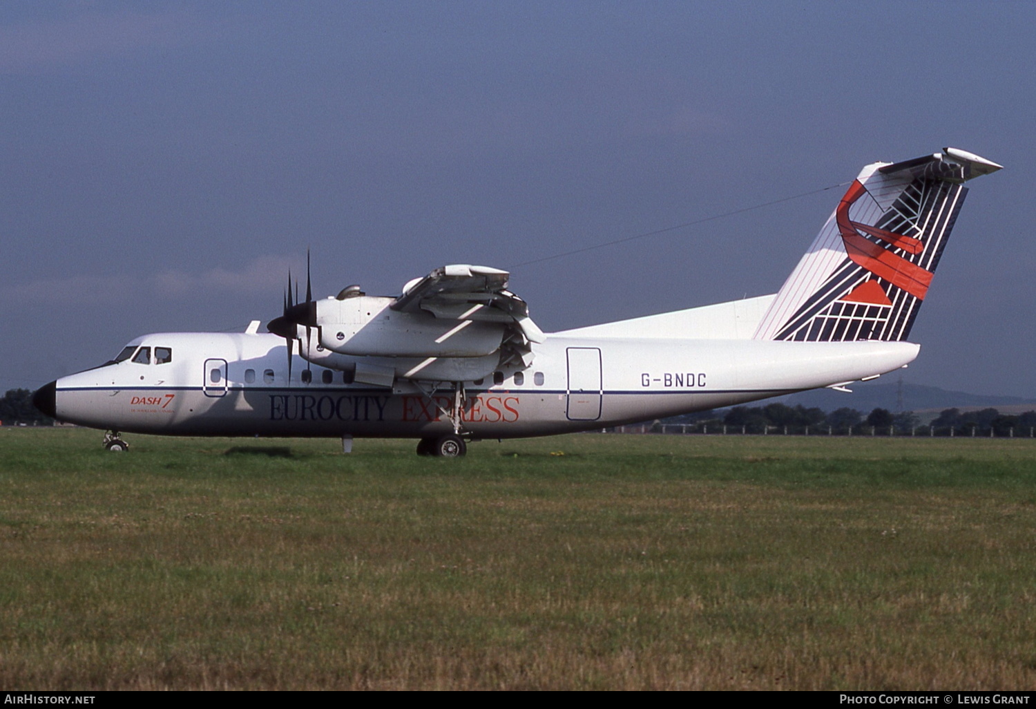 Aircraft Photo of G-BNDC | De Havilland Canada DHC-7-102 Dash 7 | Eurocity Express | AirHistory.net #257966