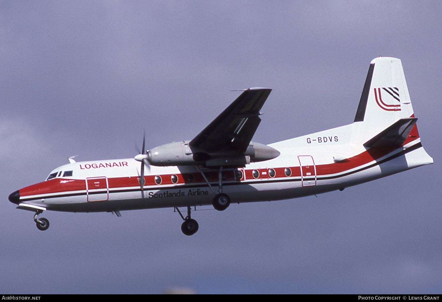 Aircraft Photo of G-BDVS | Fokker F27-200 Friendship | Loganair | AirHistory.net #257973