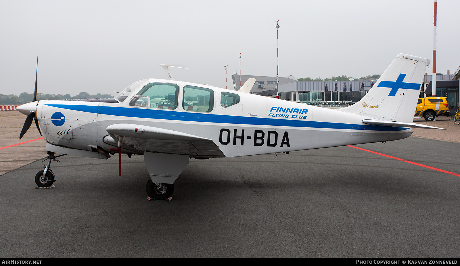 Aircraft Photo of OH-BDA | Beech B33 Debonair | Finnairin Ilmailuopisto - Finnair Flying Club | AirHistory.net #257982