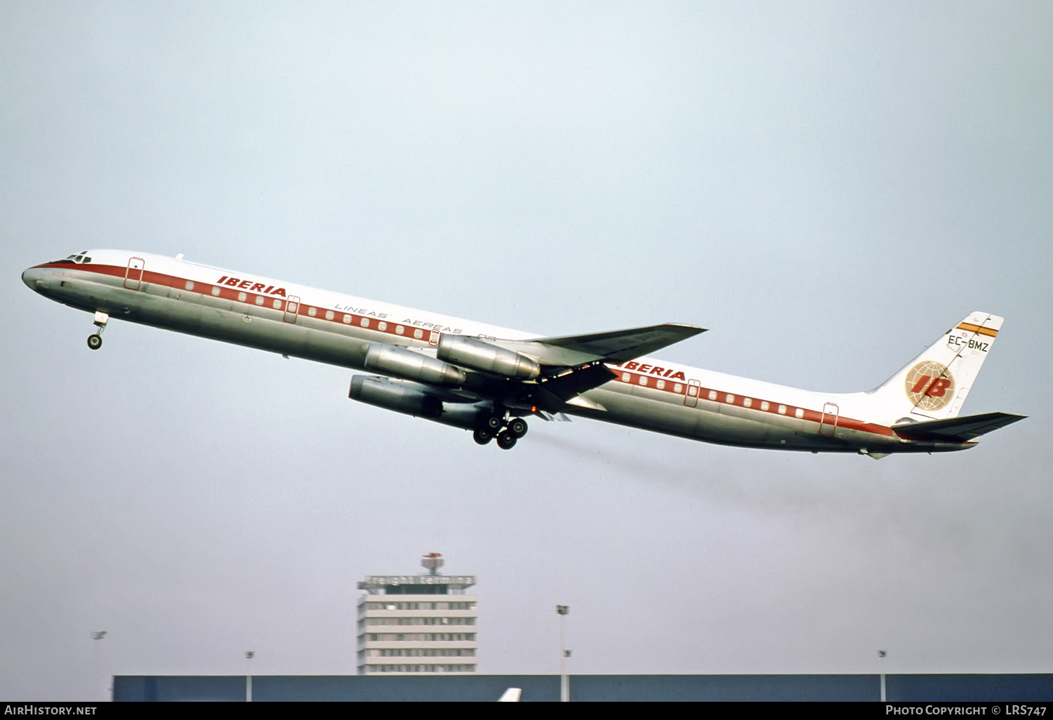 Aircraft Photo of EC-BMZ | McDonnell Douglas DC-8-63CF | Iberia | AirHistory.net #257989