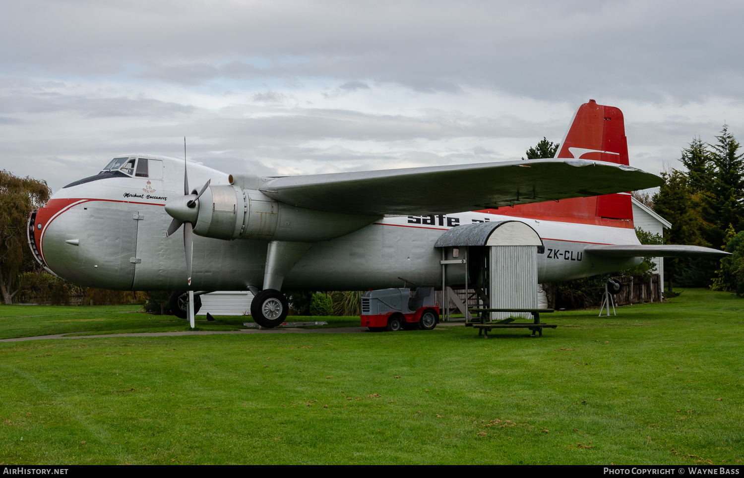 Aircraft Photo of ZK-CLU | Bristol 170 Freighter Mk31M | SAFE Air Cargo - Straits Air Freight Express | AirHistory.net #257990