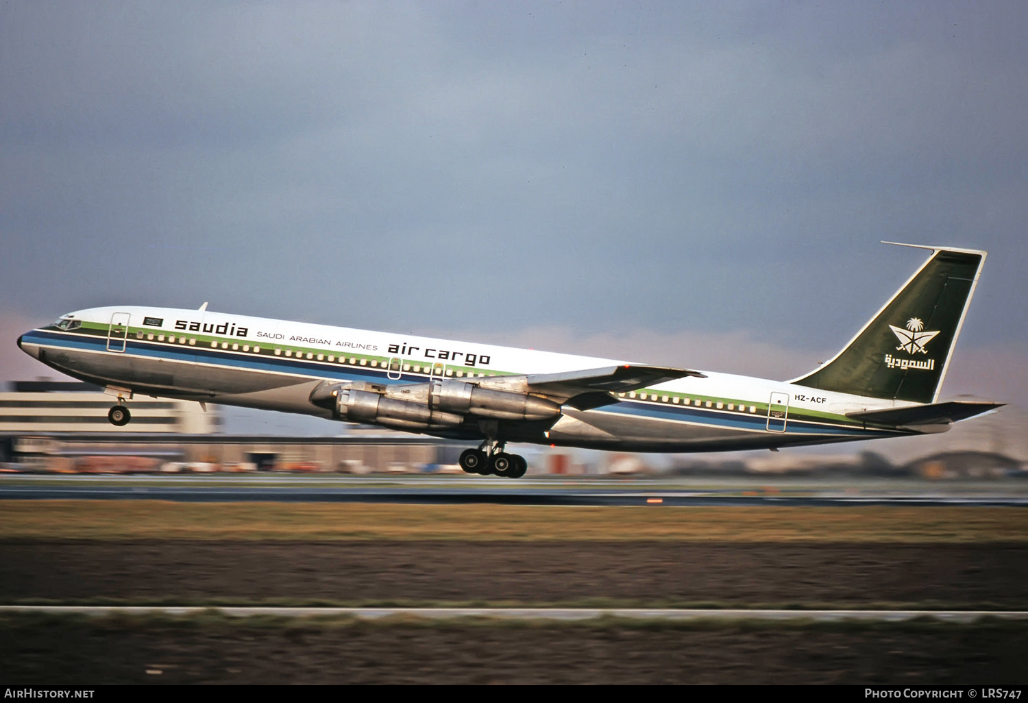 Aircraft Photo of HZ-ACF | Boeing 707-373C | Saudia - Saudi Arabian Airlines Air Cargo | AirHistory.net #258004