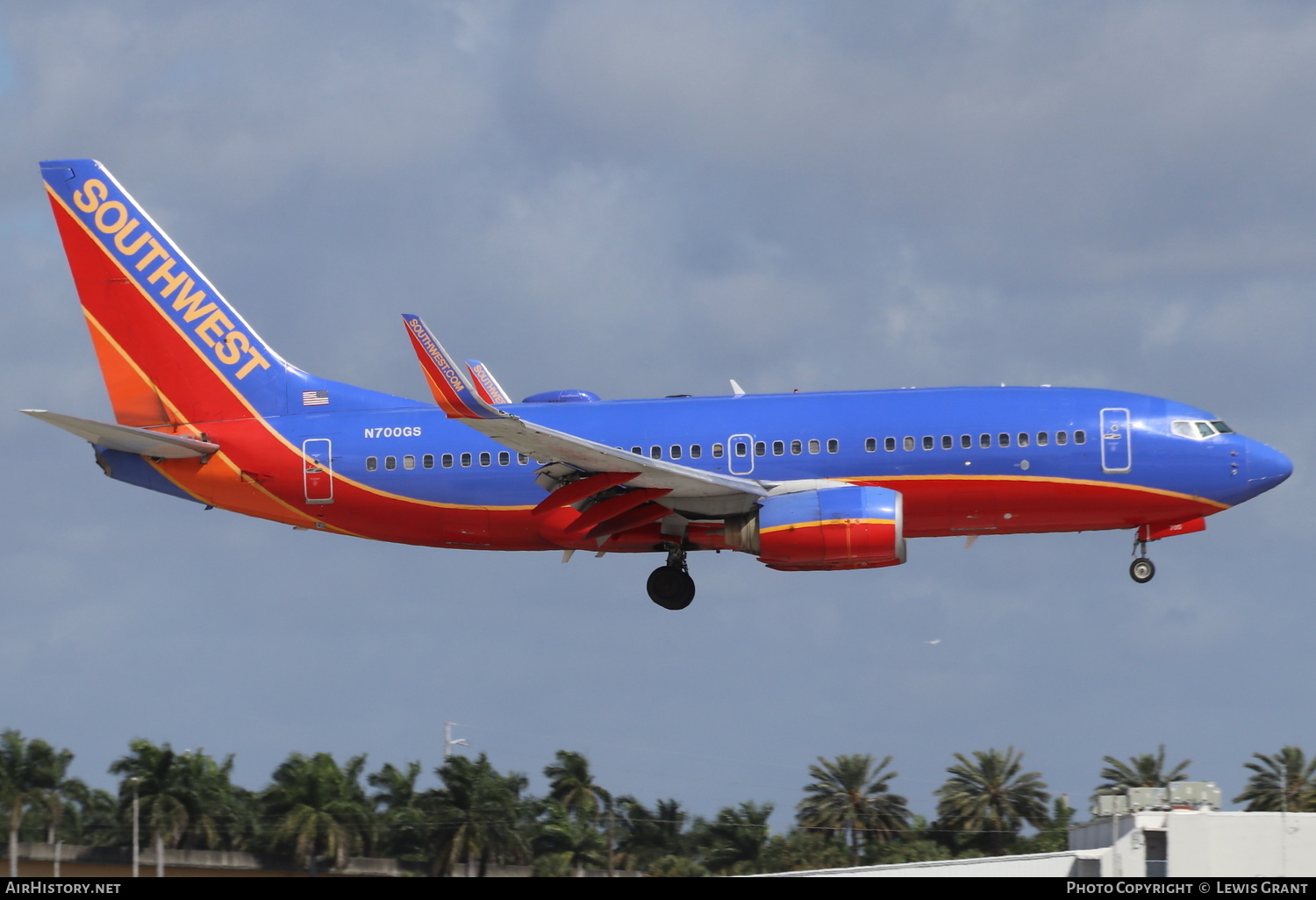 Aircraft Photo of N700GS | Boeing 737-7H4 | Southwest Airlines | AirHistory.net #258008