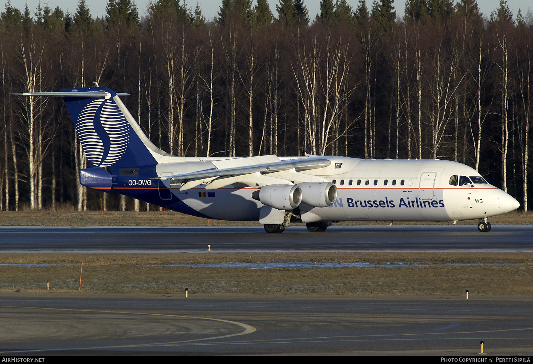 Aircraft Photo of OO-DWG | British Aerospace Avro 146-RJ100 | SN Brussels Airlines | AirHistory.net #258021