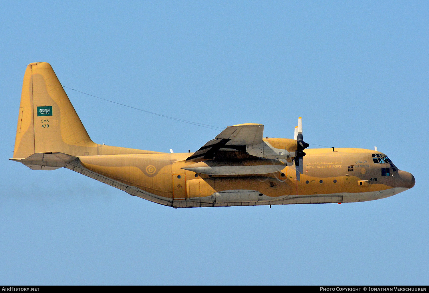 Aircraft Photo of 478 | Lockheed C-130H Hercules | Saudi Arabia - Air Force | AirHistory.net #258023