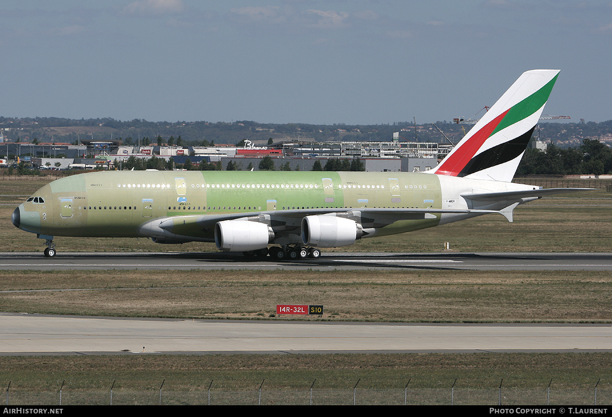 Aircraft Photo of F-WWSH | Airbus A380-861 | Emirates | AirHistory.net #258026