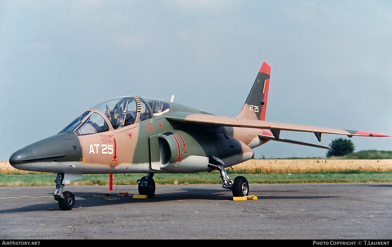 Aircraft Photo of AT25 | Dassault-Dornier Alpha Jet 1B | Belgium - Air Force | AirHistory.net #258031