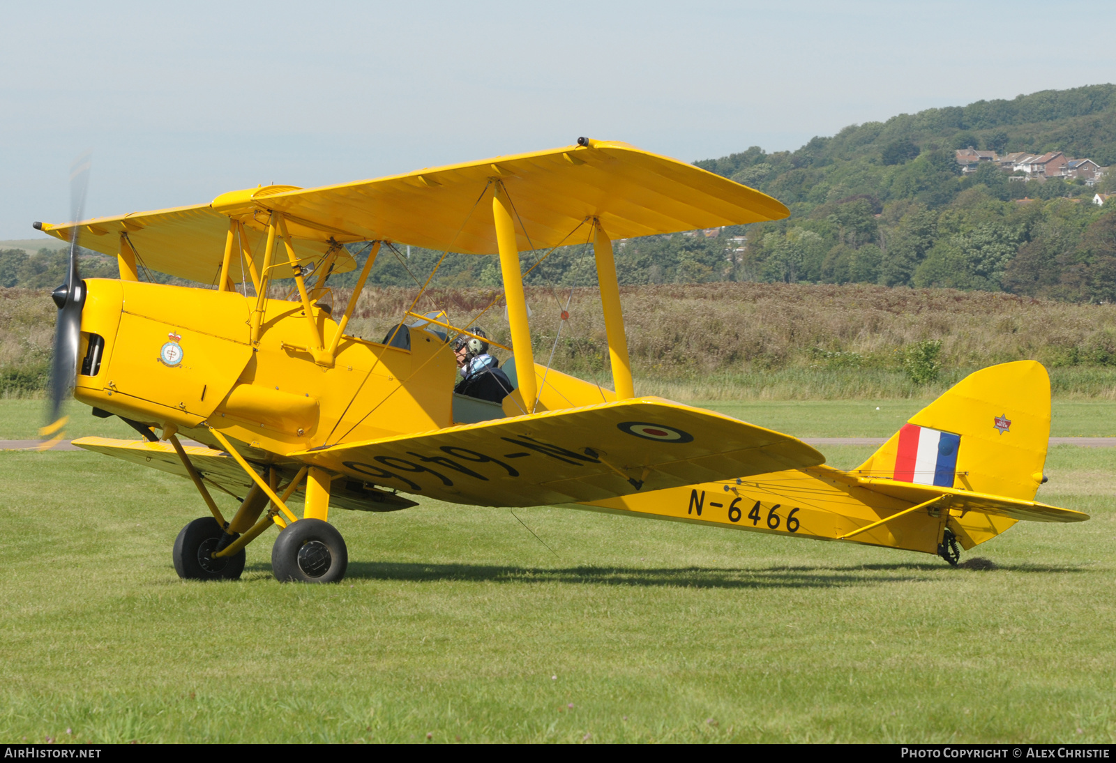 Aircraft Photo of G-ANKZ / N6466 | De Havilland D.H. 82A Tiger Moth II | UK - Air Force | AirHistory.net #258036