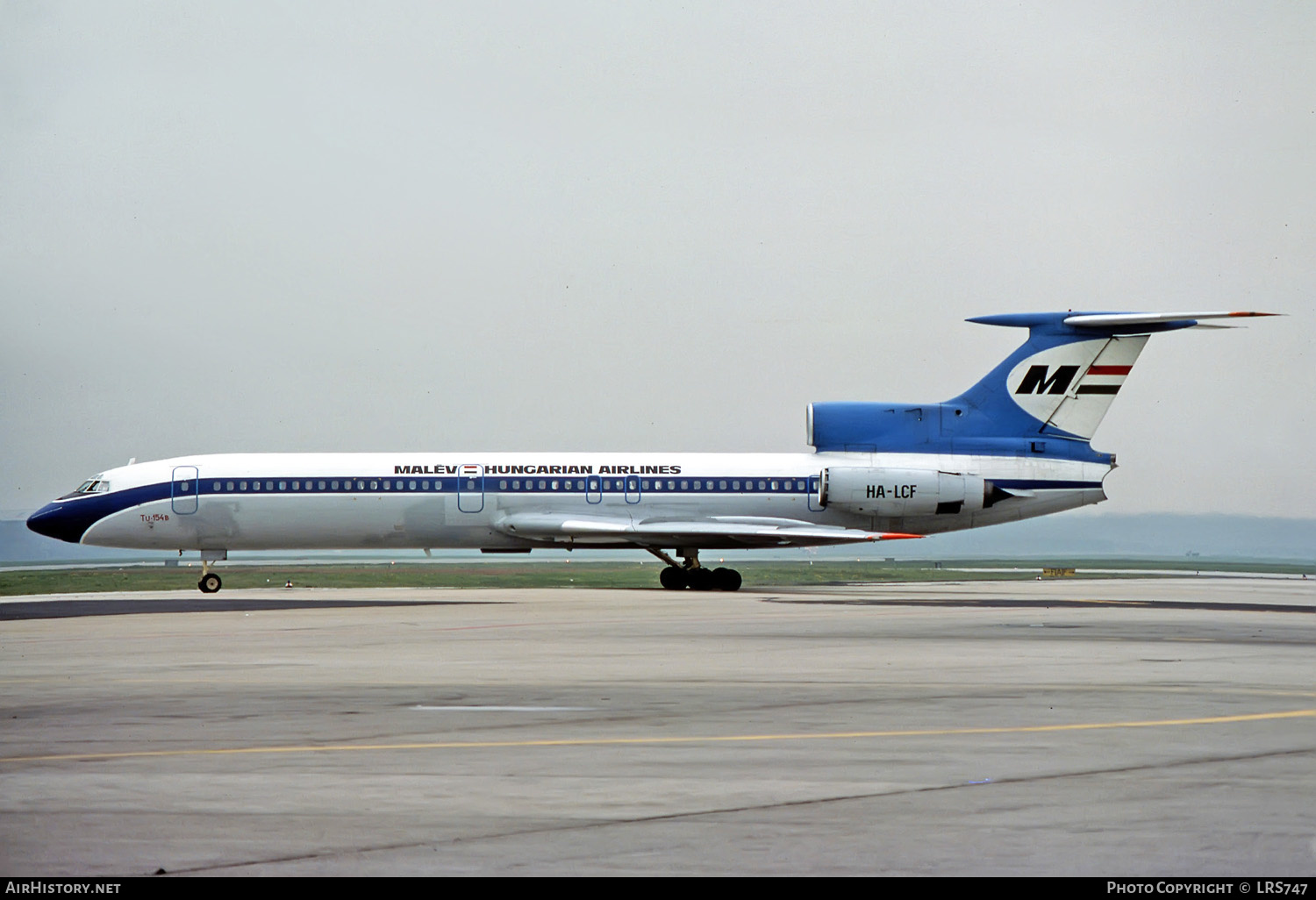 Aircraft Photo of HA-LCF | Tupolev Tu-154B | Malév - Hungarian Airlines | AirHistory.net #258043