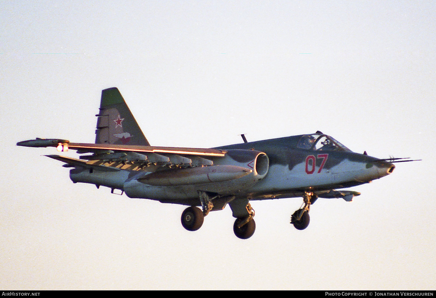 Aircraft Photo of 07 red | Sukhoi Su-25 | Soviet Union - Air Force | AirHistory.net #258061