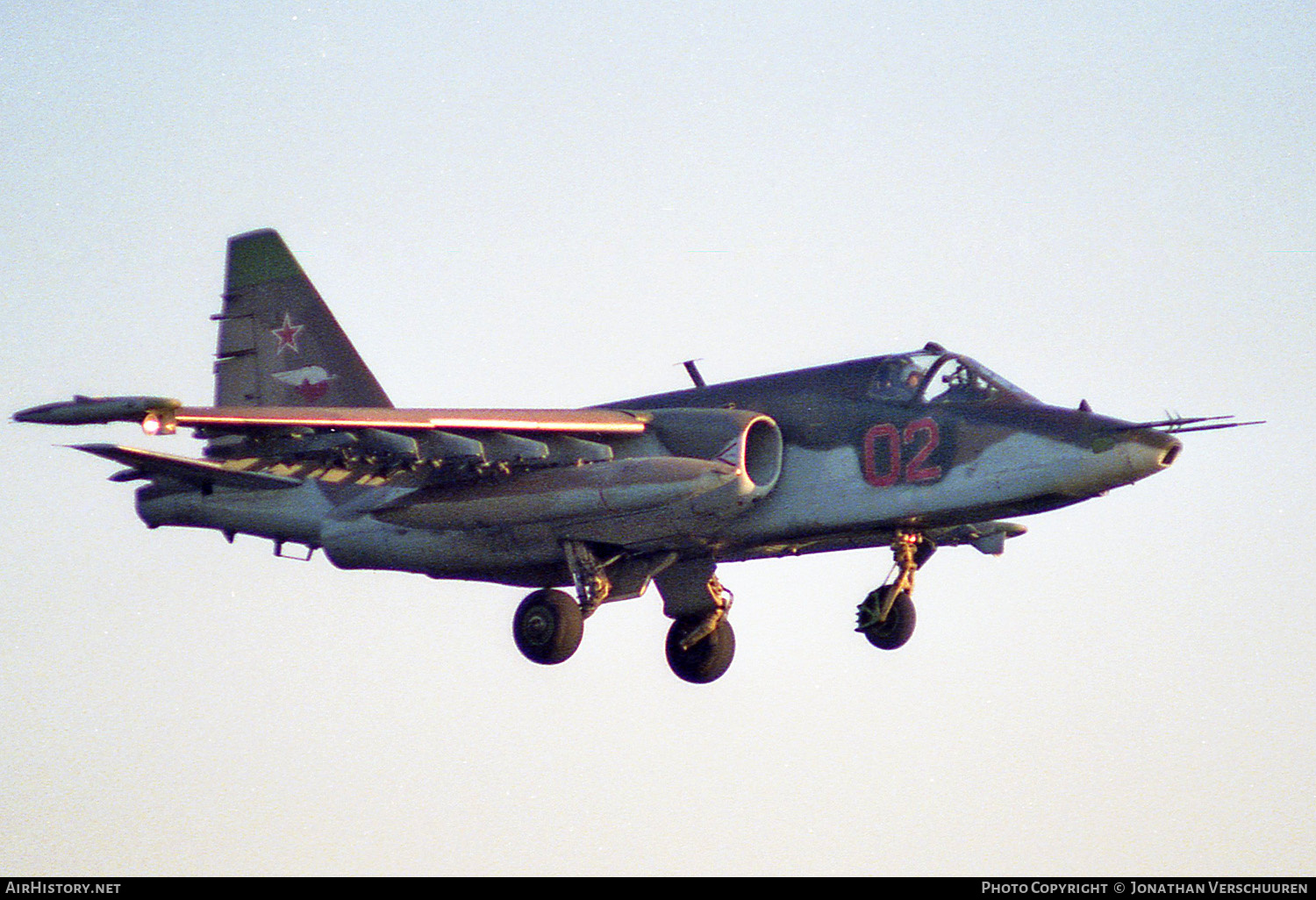 Aircraft Photo of 02 red | Sukhoi Su-25 | Soviet Union - Air Force | AirHistory.net #258063