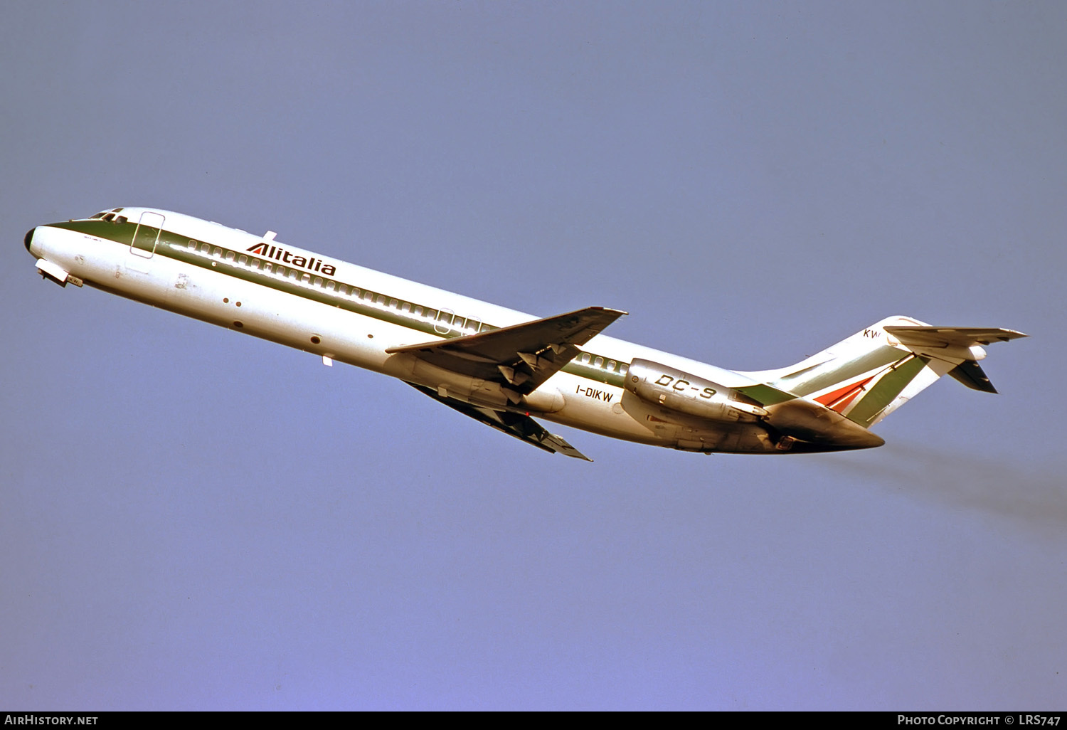 Aircraft Photo of I-DIKW | McDonnell Douglas DC-9-32 | Alitalia | AirHistory.net #258069
