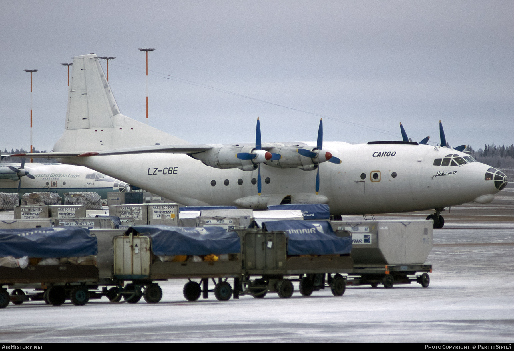Aircraft Photo of LZ-CBE | Antonov An-12B | Heli Air Cargo | AirHistory.net #258085