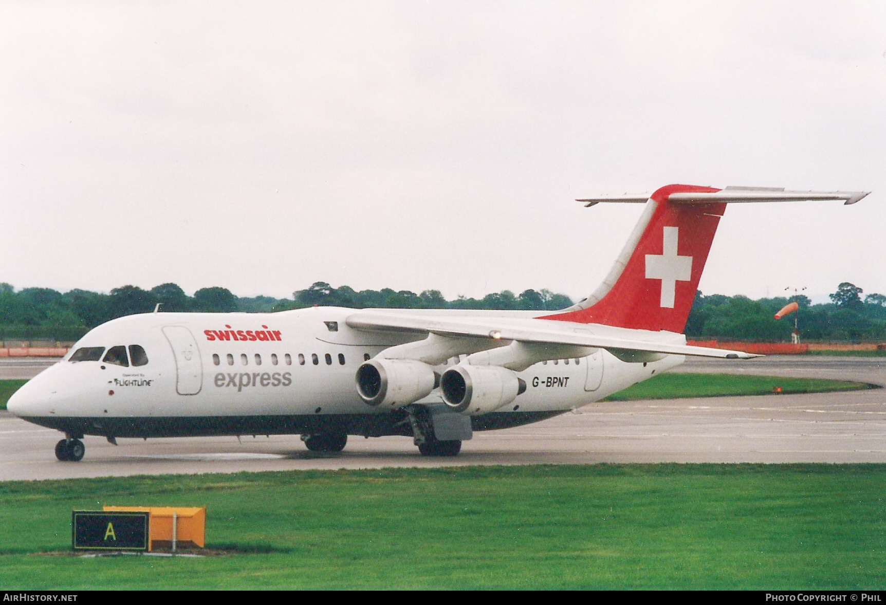 Aircraft Photo of G-BPNT | British Aerospace BAe-146-300 | Swissair Express | AirHistory.net #258098