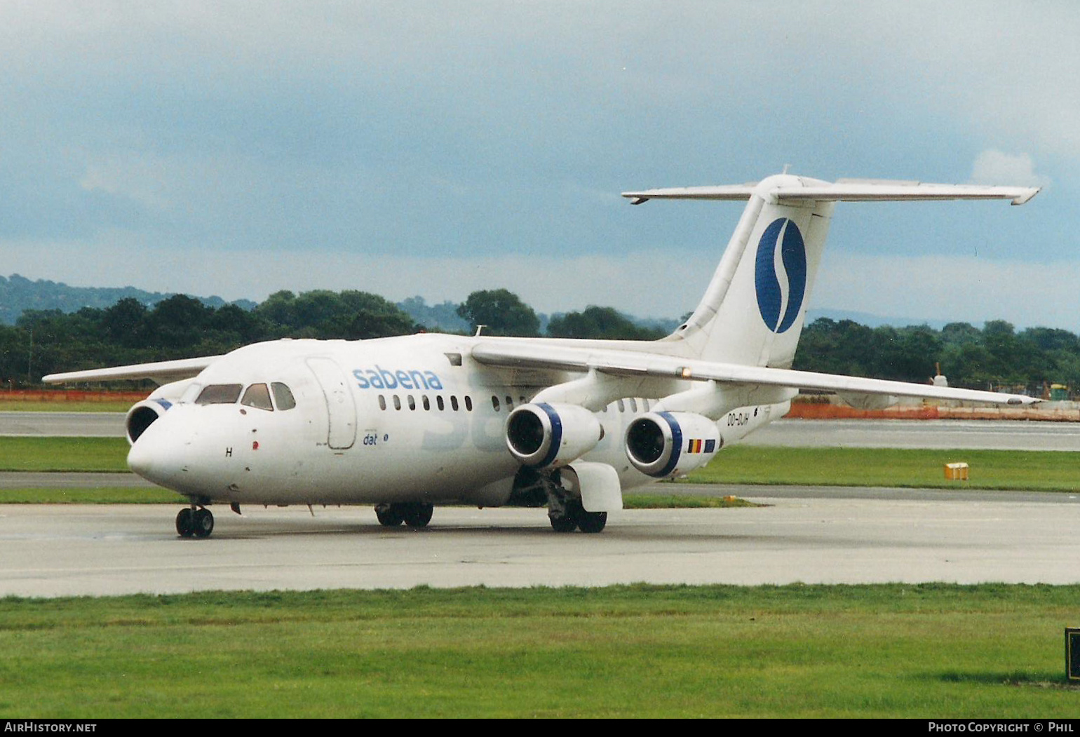 Aircraft Photo of OO-DJH | British Aerospace BAe-146-200 | Sabena | AirHistory.net #258099