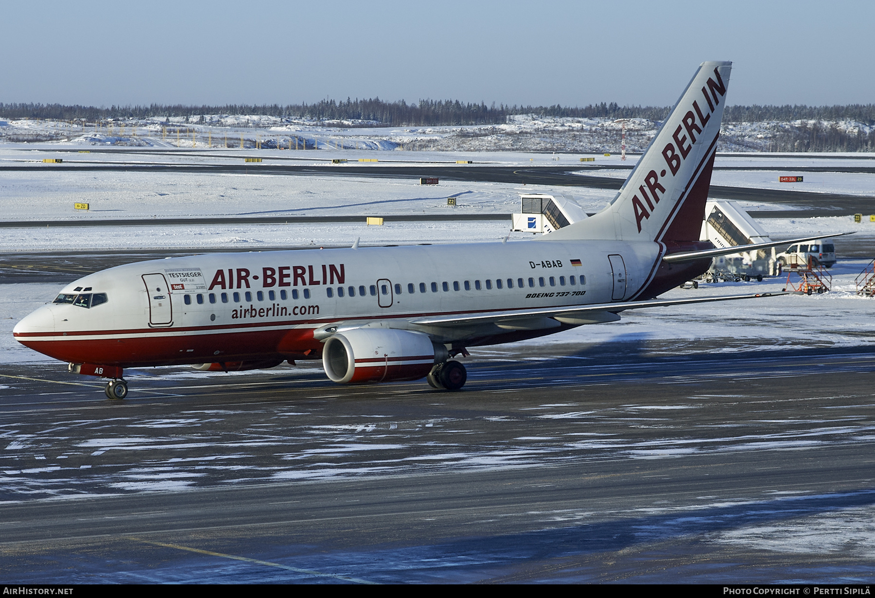 Aircraft Photo of D-ABAB | Boeing 737-76Q | Air Berlin | AirHistory.net #258118