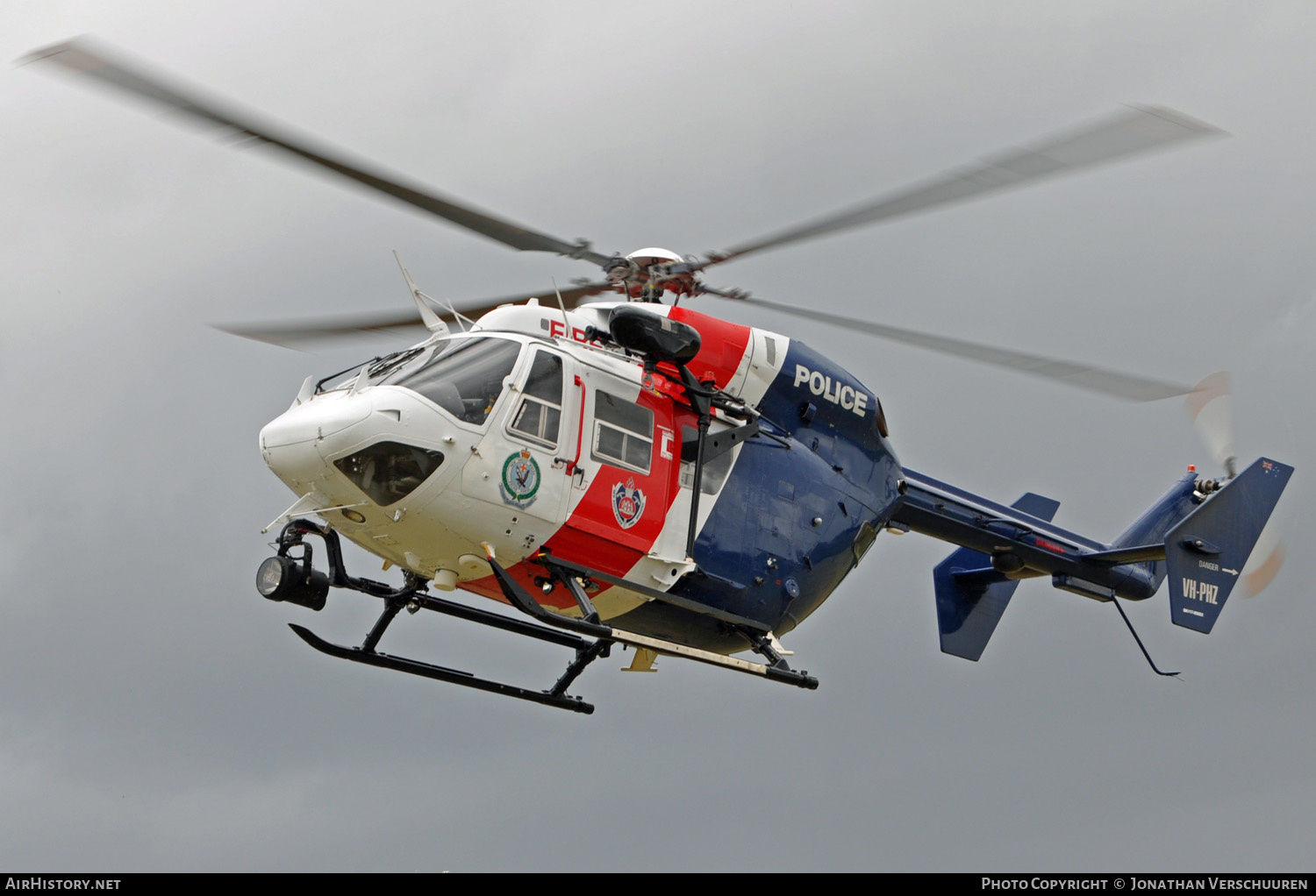 Aircraft Photo of VH-PHZ | Eurocopter-Kawasaki BK-117B-2 | NSW Police | AirHistory.net #258121