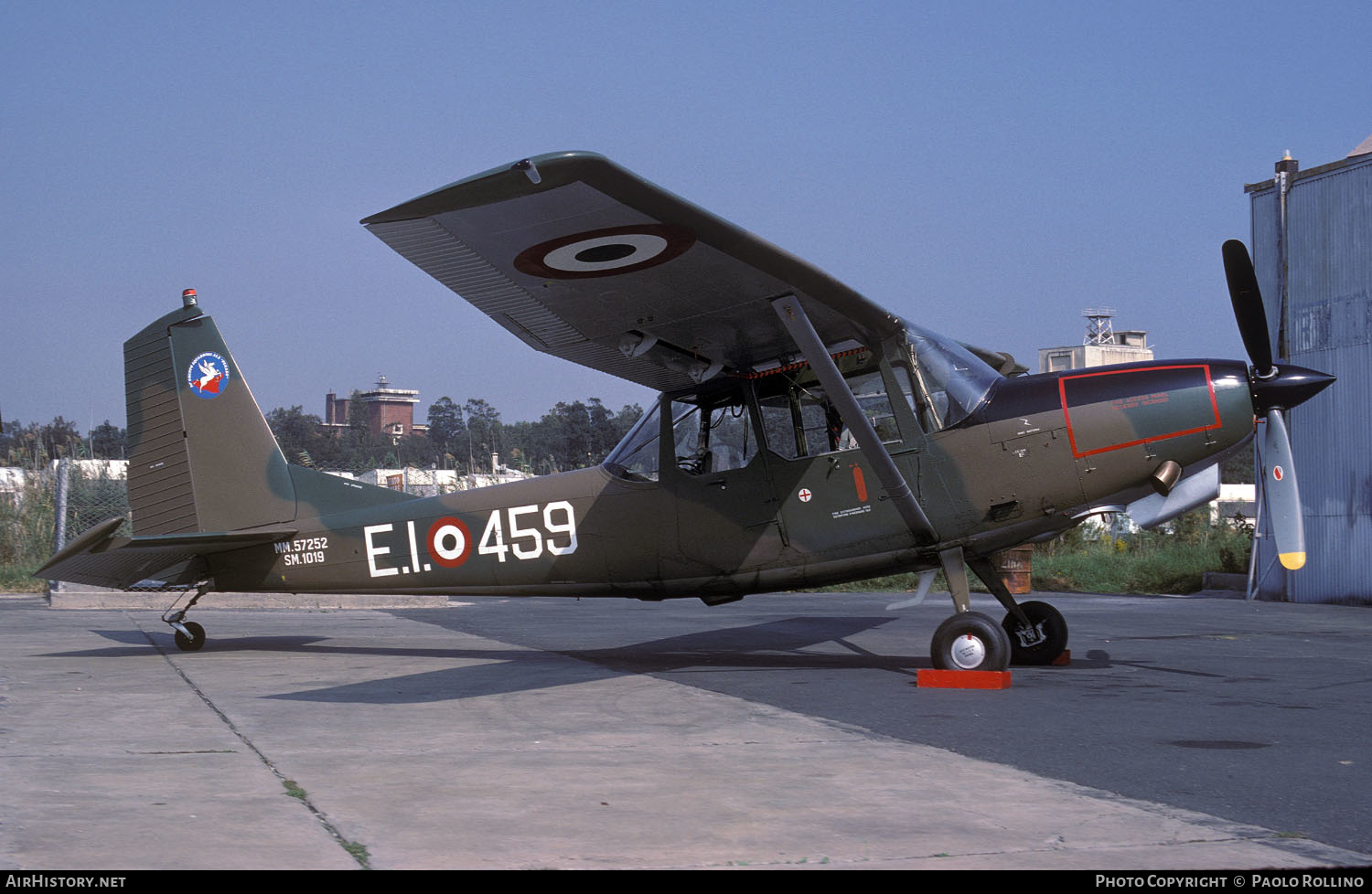 Aircraft Photo of MM57252 | SIAI-Marchetti SM-1019E | Italy - Army | AirHistory.net #258134