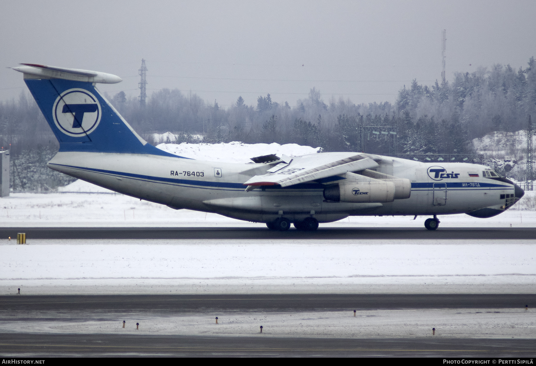 Aircraft Photo of RA-76403 | Ilyushin Il-76TD | Tesis Aviation Enterprise | AirHistory.net #258139