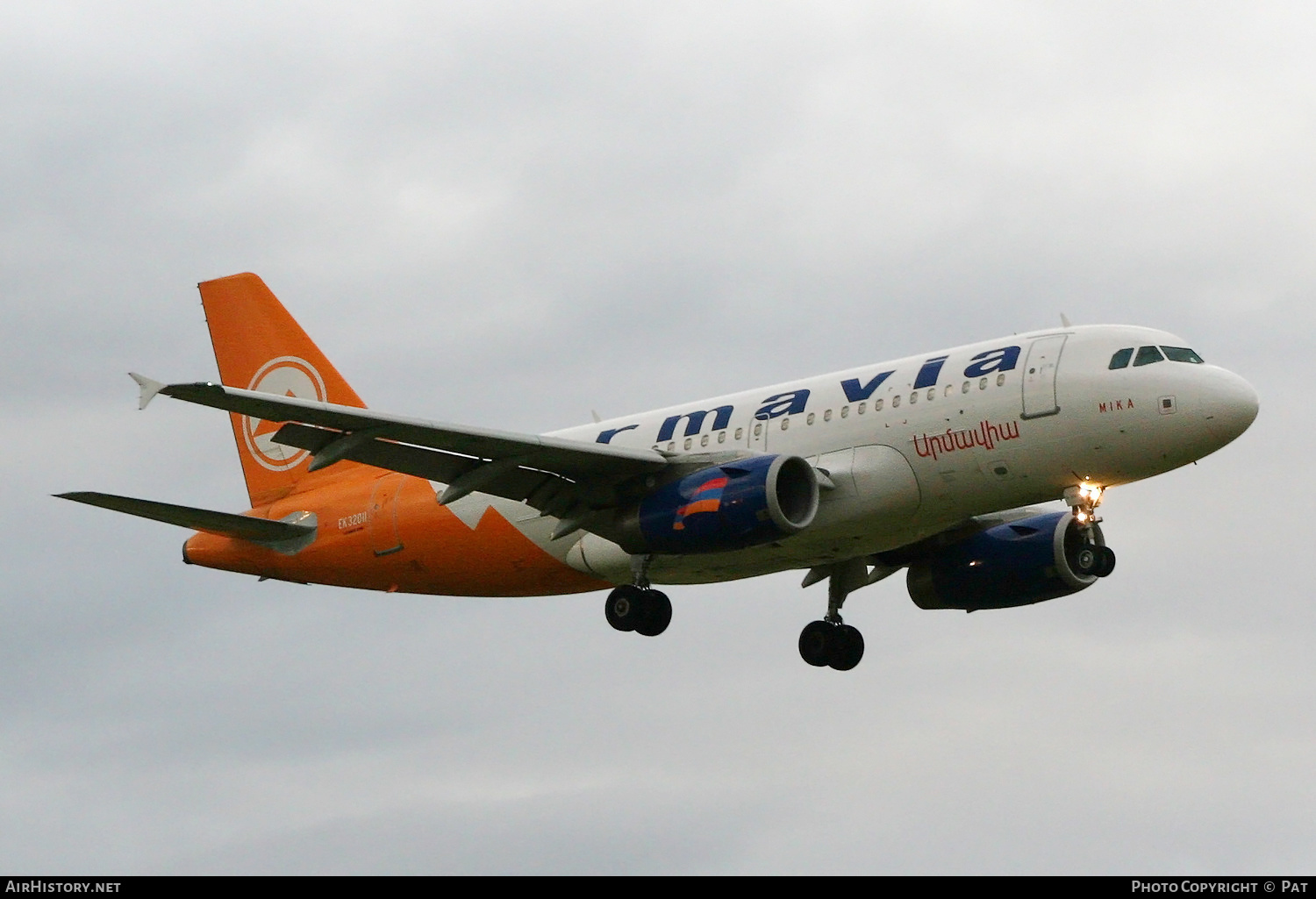 Aircraft Photo of EK32011 | Airbus A319-132 | Armavia | AirHistory.net #258147