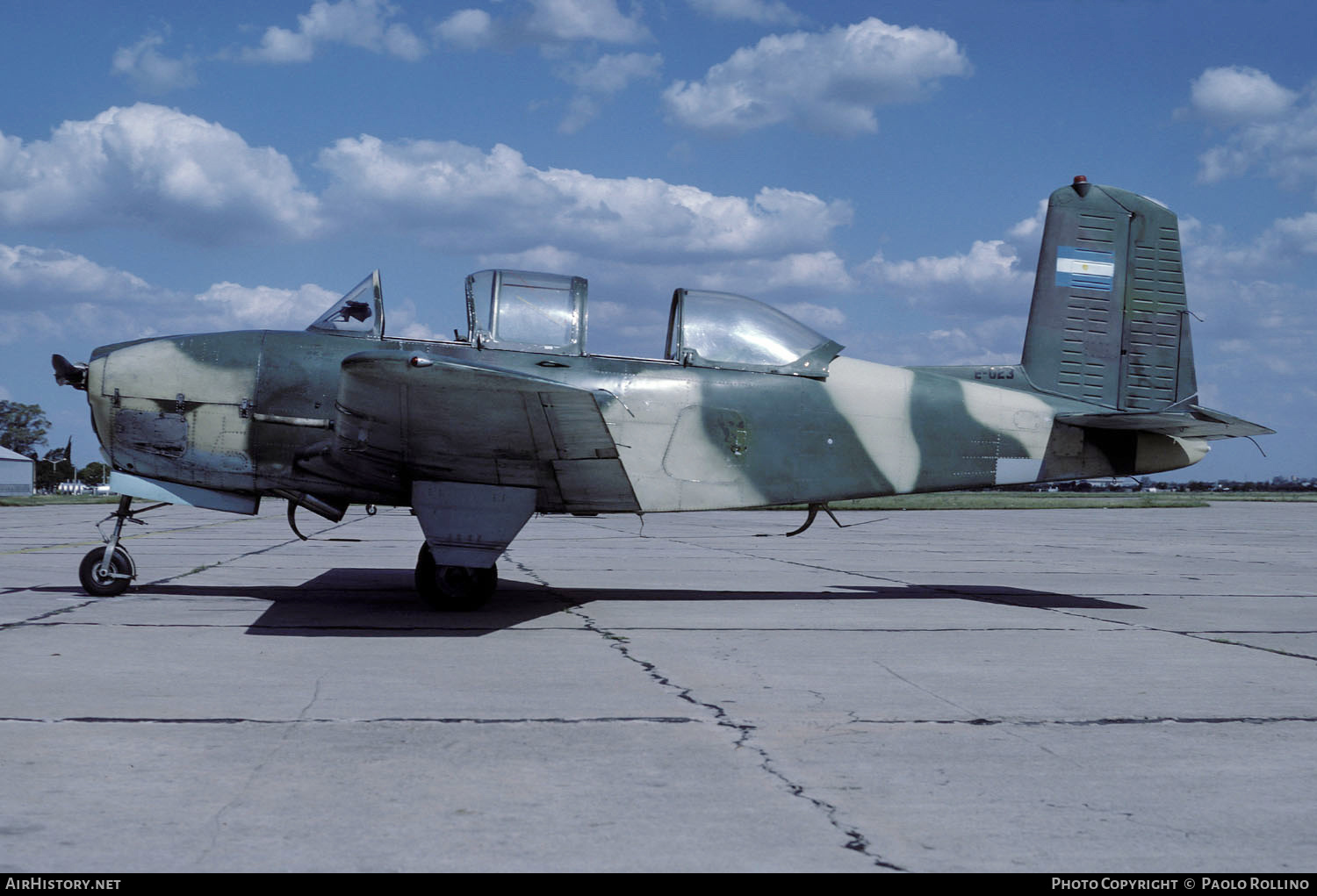 Aircraft Photo of E-023 | Beech B45 Mentor | Argentina - Air Force | AirHistory.net #258167