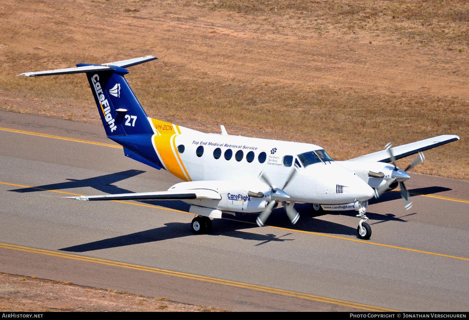 Aircraft Photo of VH-ZCN | Hawker Beechcraft B200 King Air | CareFlight | AirHistory.net #258192