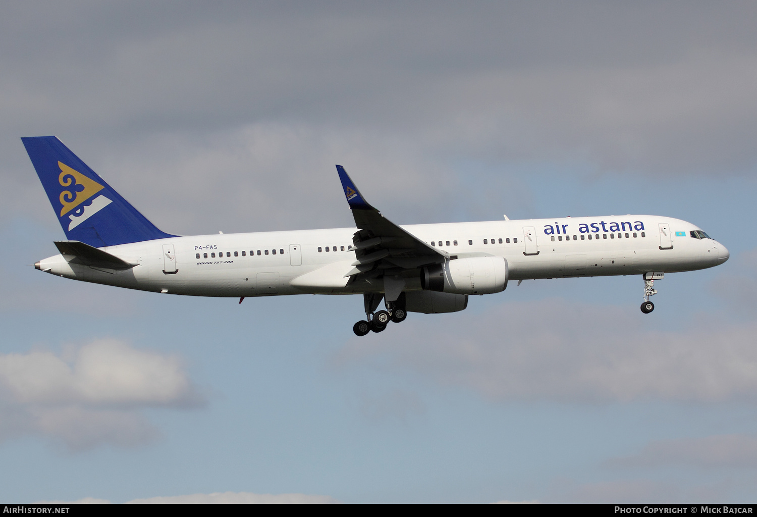 Aircraft Photo of P4-FAS | Boeing 757-2G5 | Air Astana | AirHistory.net #258197